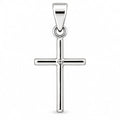 Silber 925 Kreuz Anhänger – Klassisches Silberkreuz mit polierter Oberfläche