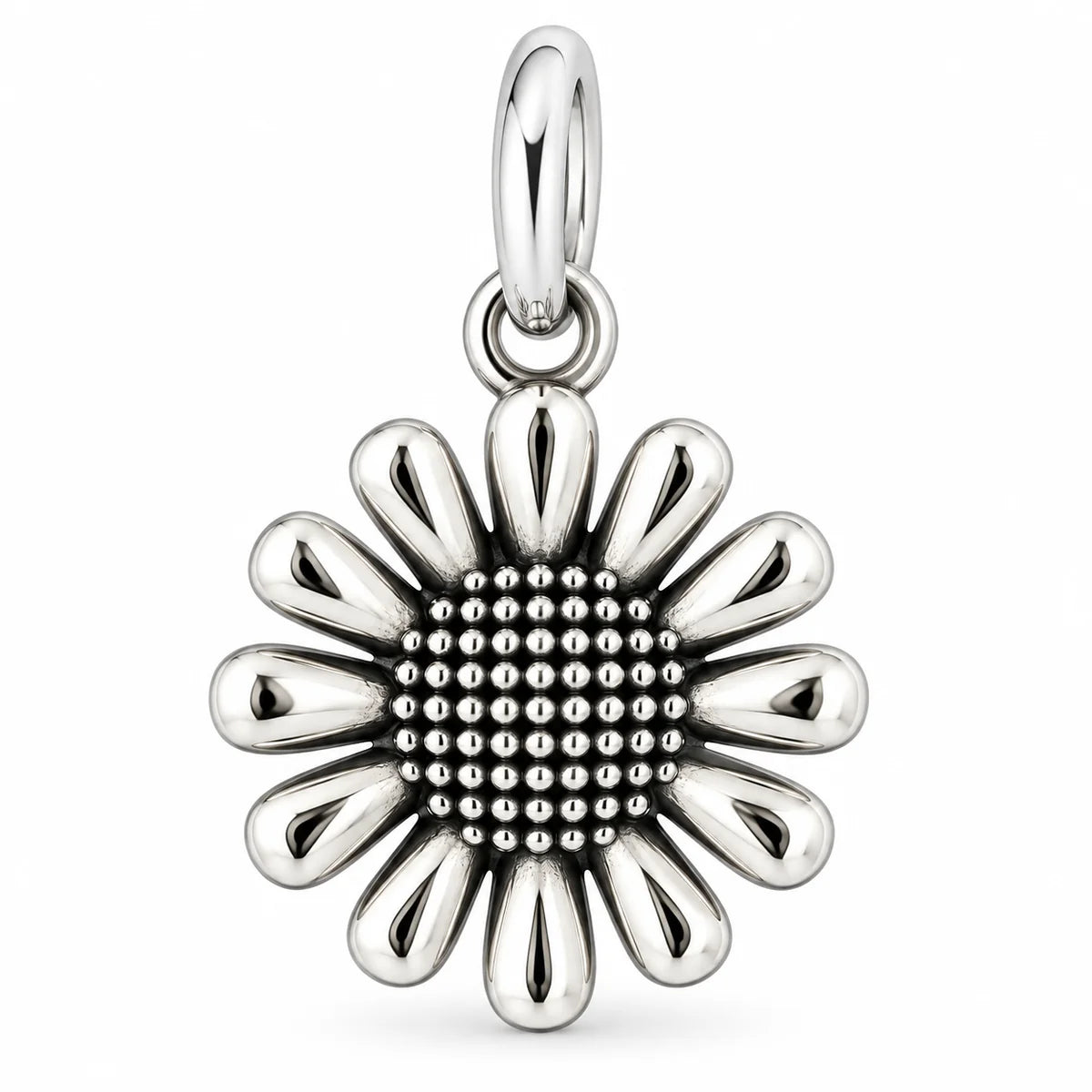 Silber 925 Gänseblümchen Anhänger – Floraler Silberschmuck