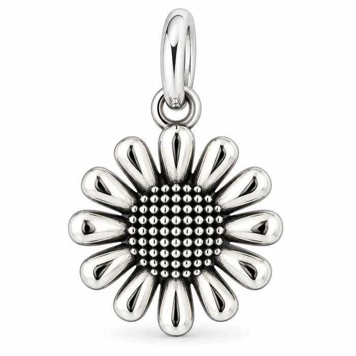 Silber 925 Gänseblümchen Anhänger – Floraler Silberschmuck