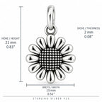 Silber 925 Gänseblümchen Anhänger – Floraler Silberschmuck