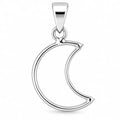 Silber 925 Mond Anhänger – Filigrane Mondsichel