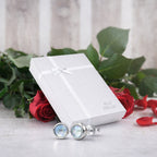 Elegante Ohrstecker aus 925 Sterling Silber mit Regenbogen-Mondstein – zeitloser Glanz & magisch | WILLYS JEWELLERY
