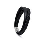 Herren Armband mit Doppel-Strang & Magnetverschluss – deutsche Handwerkskunst