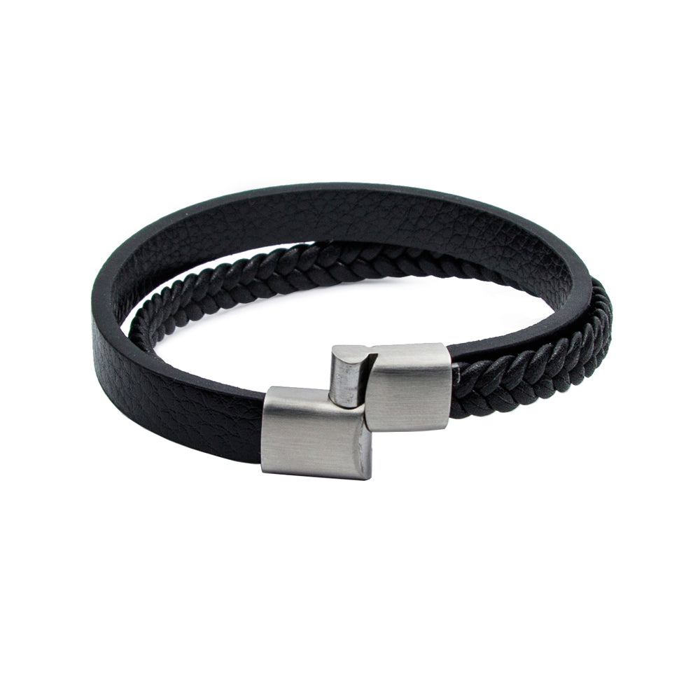 Herren Armband mit Doppel-Strang & Magnetverschluss – deutsche Handwerkskunst