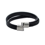 Herren Armband mit Doppel-Strang & Magnetverschluss – deutsche Handwerkskunst