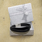 Herren Armband mit Doppel-Strang & Magnetverschluss – deutsche Handwerkskunst