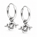 Delfin Creolen 925 Sterling Silber – zeitlose Ohrringe für Damen & Herren